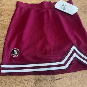 FSU Mini Skirt ZOOZETA brand Size XS Cheer Style NWT